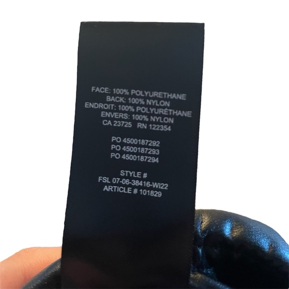 Wilfred Free (Aritzia) Faux Leather Flare Pants - Size S - Picture 3 of 4